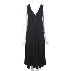 Pact | Dresses | Pact Womens Dress S Black Organic Cotton Sleeveless Aline Tiered Midi Pockets | Poshmark Pact | Dresses | Pact Womens Dress S Black Organic Cotton Sleeveless Aline Tiered Midi Pockets | Poshmark